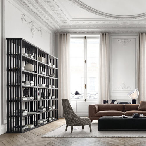 Free-standing bookcase - BIBLIA - MAXALTO - contemporary / wood veneer / solid wood