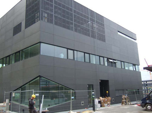 Panel cladding - MEMC - Stahlbau Pichler - metal / perforated