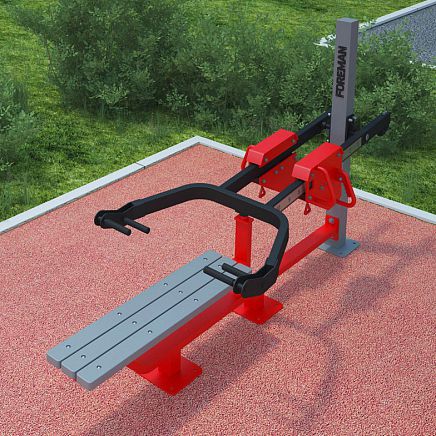 Arm curl weight training machine - FO-04  - Foreman Fitness Europe GmbH - shoulder press / chest press / outdoor