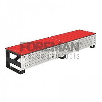 Contemporary bench - FY1860.4.2 - Foreman Fitness Europe GmbH - steel / HPL / custom