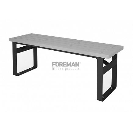 Contemporary bench - FY-1298 - Foreman Fitness Europe GmbH - wooden / steel / HPL