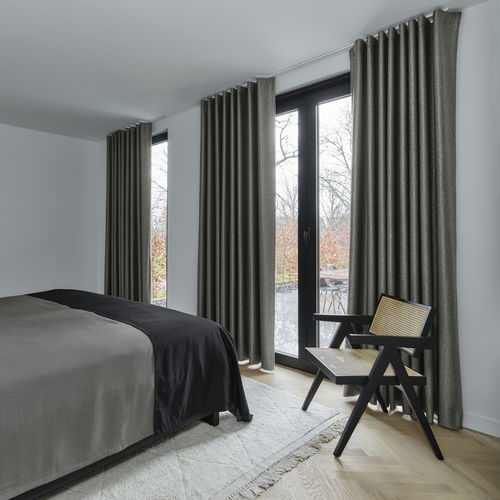 Upholstery fabric - LYRICS CS  - KOBE INTERIOR FABRICS - for curtain / striped / Trevira CS®