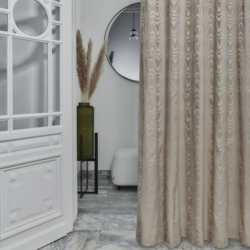 Curtain fabric - MOIRÉ CS  - KOBE INTERIOR FABRICS - patterned / Trevira CS® / washable