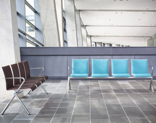 Wooden beam chair - VERONA 5304 - Brunner GmbH - plastic / 3-seater / 4-seater