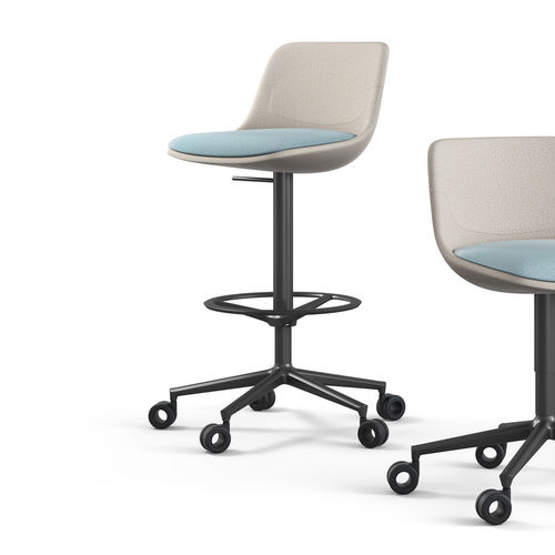 Fabric task chair - CRONA UP6321 - Brunner GmbH - metal / star base / on casters