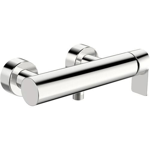 Shower mixer tap - HANSASTELA - HANSA - wall-mounted / chrome-plated brass / bathroom