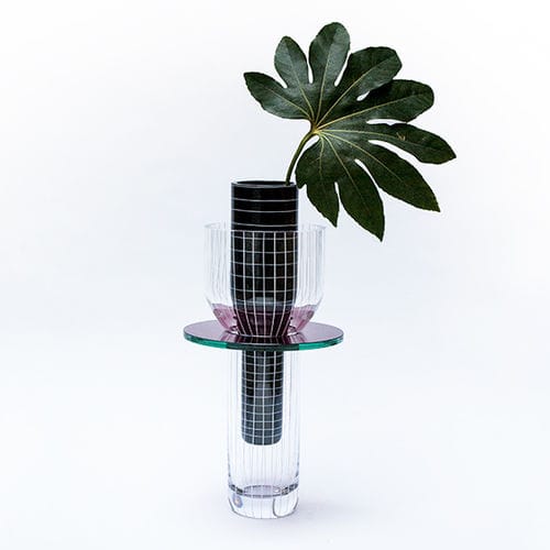 Contemporary vase - TOY - LA CHANCE - blown glass