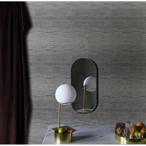 Contemporary wallpaper - HORIZON  - ENO STUDIO - patterned / white / anthracite