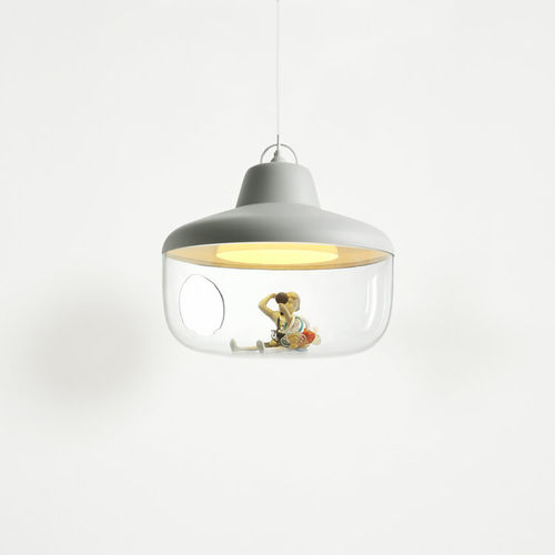 Pendant lamp - FAVOURITE THINGS - ENO STUDIO - metal / glass / contemporary
