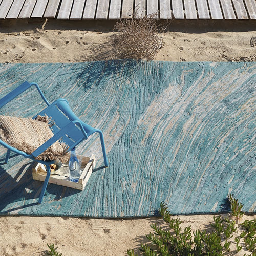 Contemporary rug - ETNA - TOULEMONDE BOCHART - striped / polyester / rectangular