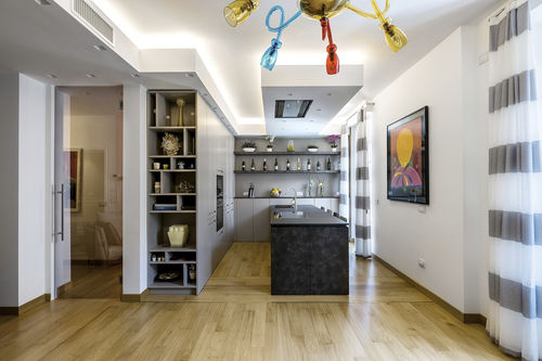 Contemporary kitchen - 20150301 - TM Italia - laminate / handleless / Made in Italy