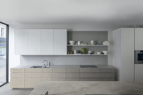 Contemporary kitchen - 20150102 - TM Italia - wooden / quartz / stainless steel