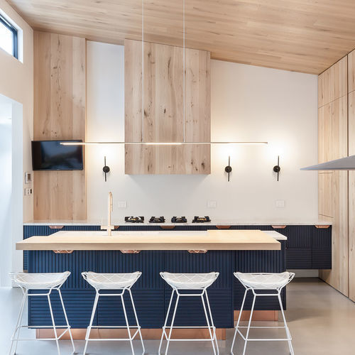 Contemporary kitchen - 201711 - TM Italia - wooden / stone / island