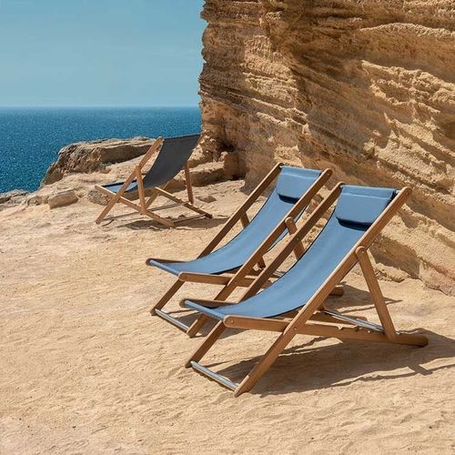 Contemporary deck chair - Elle - Ethimo - not specified