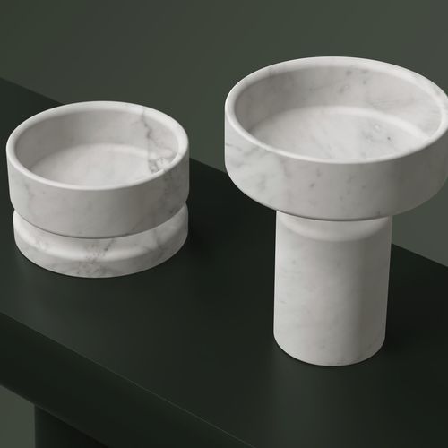 Marble sculpture - MANGIAROTTI MARBLES - karakter - free-standing / commercial / white