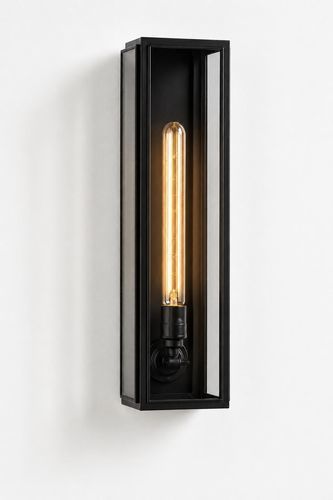 Vintage wall light - BIRMINGHAM - TEKNA - outdoor / brass / glass