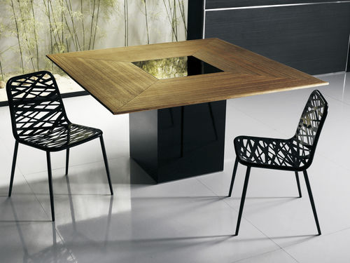 Contemporary dining table - FITZROY - MODLOFT - wooden / square / home