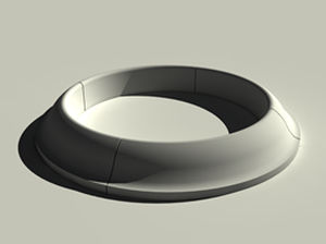 Concrete planter - ROUND - URBASTYLE - round / contemporary / for public space