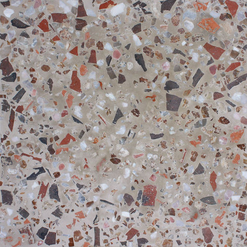 Terrazzo tile - TSARI TERRACOTTA - couleurs et matières - polished / indoor / floor