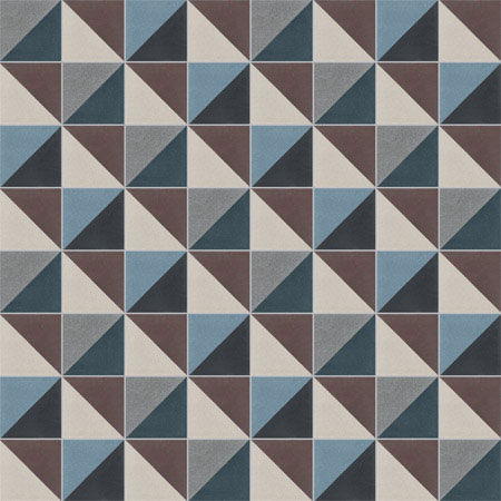 Terrazzo tile - DUO - couleurs et matières - polished / indoor / floor