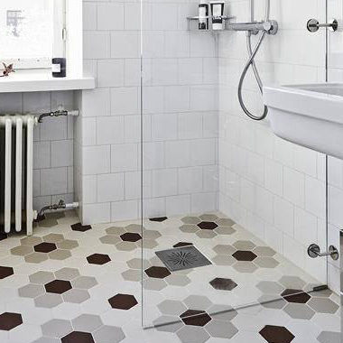 Cement encaustic cement tile - TESS 33.10 - couleurs et matières - matte / indoor / bathroom