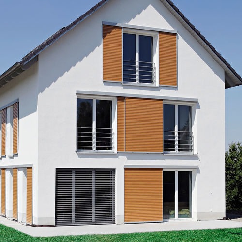 Sliding shutter - NATURE-SL12 - EHRET GmbH - wood / metal / aluminium