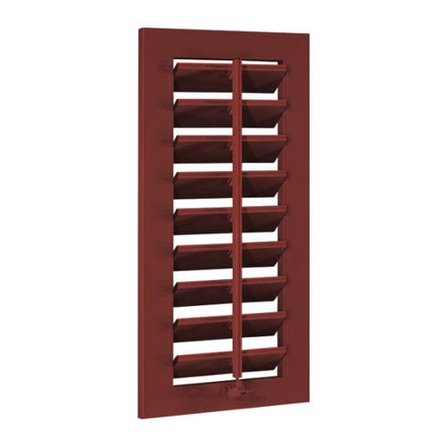 Fixed shutter - JVH - EHRET GmbH - aluminum / matte / wood look