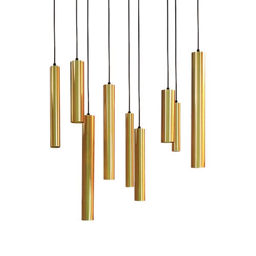 Pendant lamp - TUBULARS - BOHEME DESIGN - metal / contemporary / corded