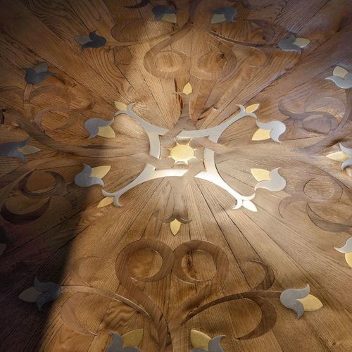Engineered parquet floor - MINIAS - Parchettificio Toscano Srl - oak / walnut / inlaid