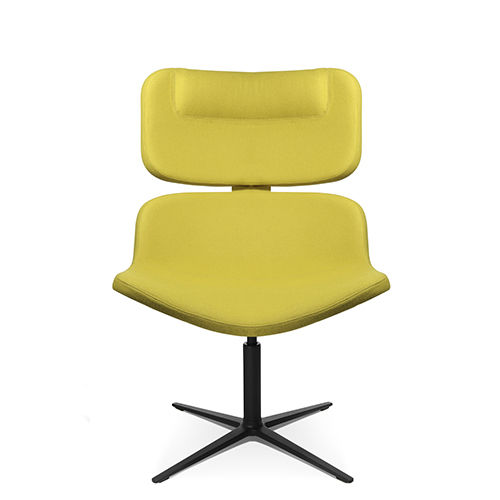 Contemporary fireside chair - W-LOUNGE SOUND - Wagner - Eine Marke der Topstar GmbH - fabric / leather / with footrest