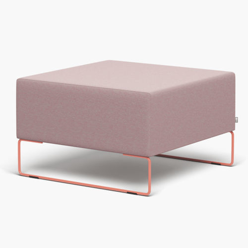 Contemporary ottoman - JAMMY - april furniture - fabric / rectangular / UV-resistant