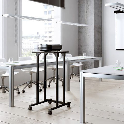 Contemporary computer table - MP - Systemtronic - commercial