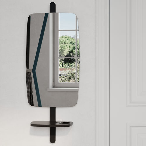 Wall-mounted mirror - Burlesque - Sculptures Jeux - for hotel / for hospital / for public building