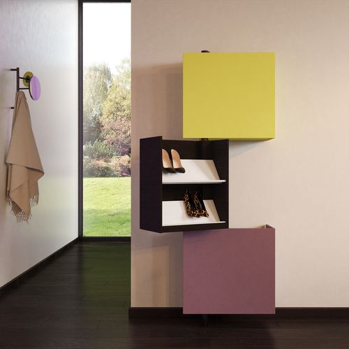 Wall-mounted storage cabinet - Giralot - Sculptures Jeux - contemporary / by Stefano Bettio / contract