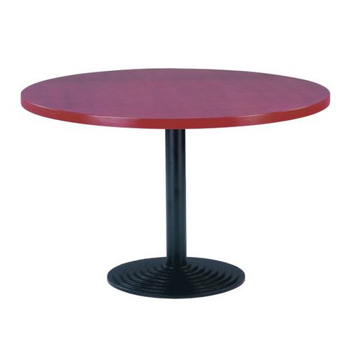 Contemporary table - 267 - Redi - beech / cast iron base / round