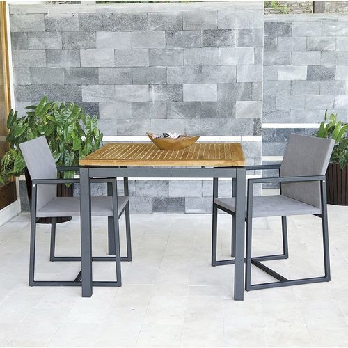 Contemporary chair - Otto - Il Giardino di Legno - outdoor / mesh / PVC