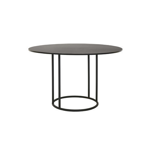 Contemporary dining table - Antipodi  - Il Giardino di Legno - aluminum / aluminum base / round