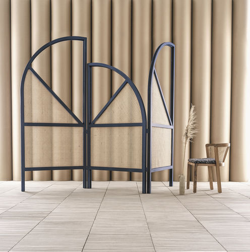 Contemporary screen - JOES0882 - Il Giardino di Legno - wooden / natural fiber / outdoor