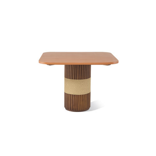 Design dining table - GRIS04J7 - Il Giardino di Legno - teak / teak base / square