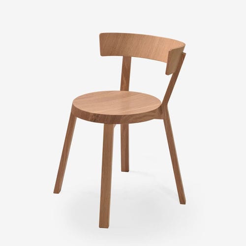 Contemporary chair - MONARCHY - Objekten - indoor / oak / beech