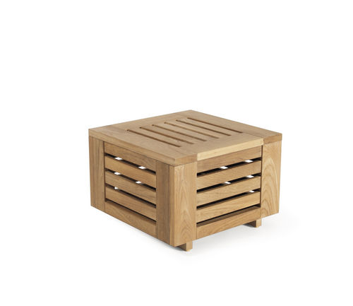 Contemporary side table - SKANÖR - Skargaarden - teak / rectangular / home