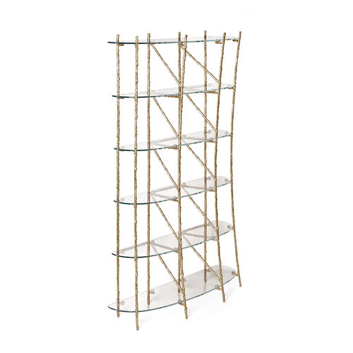 Free-standing bookcase - FLORA - Ginger & Jagger - contemporary / home office / commercial