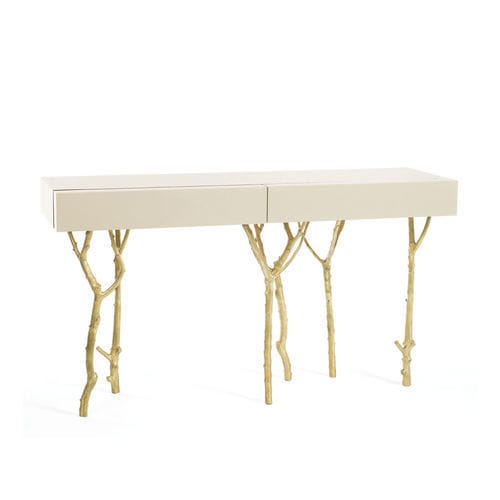Contemporary sideboard table - FIG TREE - Ginger & Jagger - wood veneer / rectangular / home