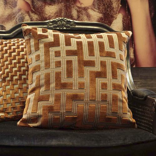 Upholstery fabric - LOUVRE      - Foresti Home Collection Group srl - geometric pattern / polyester / cotton