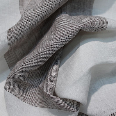 Curtain fabric - MODENA UNITO E RIGATO - Foresti Home Collection Group srl - patterned / linen