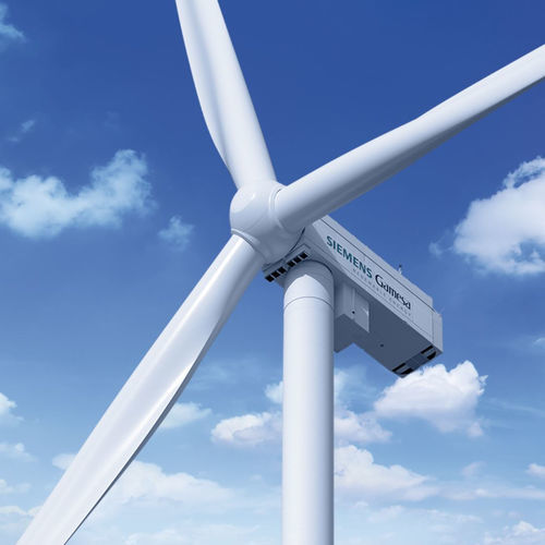 Horizontal-axis wind turbine - SG 7.0-170 - SIEMENS GAMESA - three-bladed / onshore / free-standing tower
