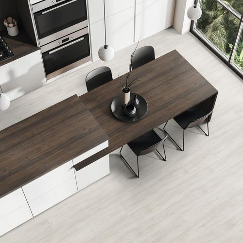 Furniture decorative panel - K2831 AN Oak Pallidus - Kaindl - for interior / high-resistance / melamine