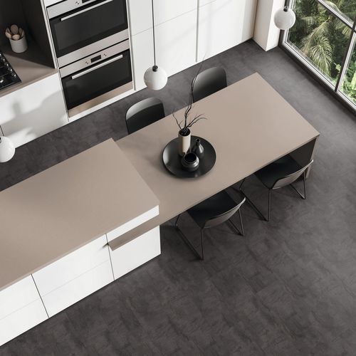 Furniture decorative panel - K2878 GT Cross Perlmutt - Kaindl - for interior / high-resistance / melamine