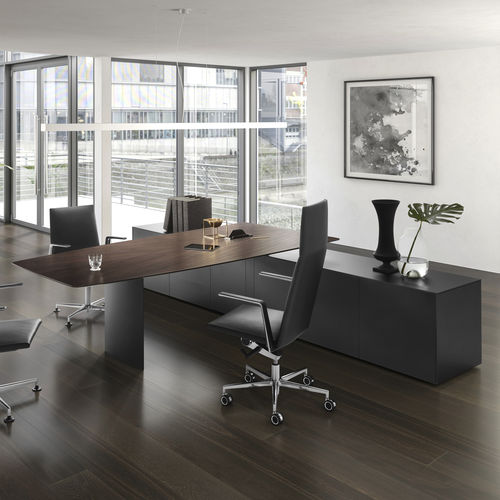 Oval office desk - .TIME AIR S - Spiegels - executive / free-standing / 1 person