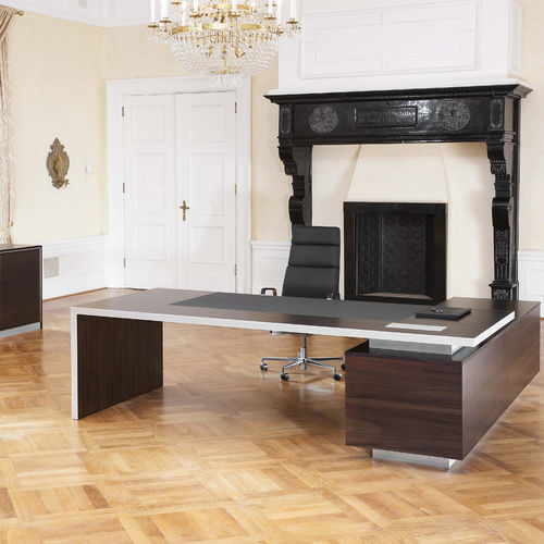 Executive office desk - .TAROS - Spiegels - free-standing / 1 person / contemporary